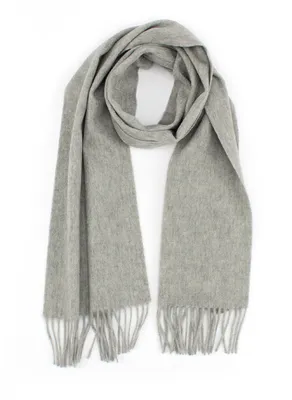 Solid Color Fleece Wool Scarf Unisex