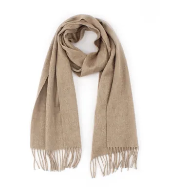 Fashion Woven Wool Scarf with Tassels