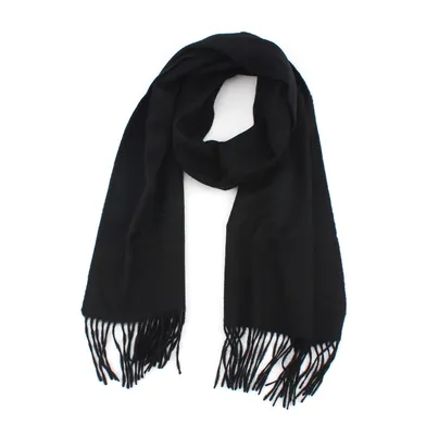Solid Winter Wool Scarf Unisex
