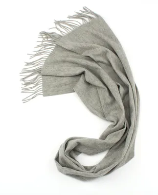 Unisex Wool Scarf Light Gray Colour