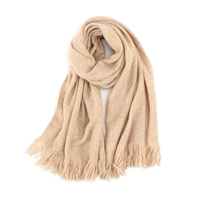 Long Plain Color Wool Scarf Factory China