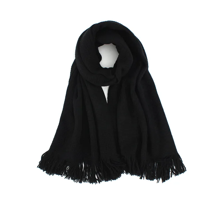Classic Wool Scarf Blanket Unisex view 2