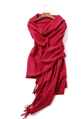 Women Pure Wool Shawl Scarf