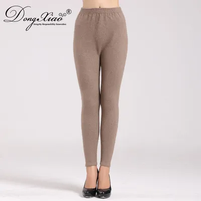 High Waisted 100 Cashmere Trouser Pants
