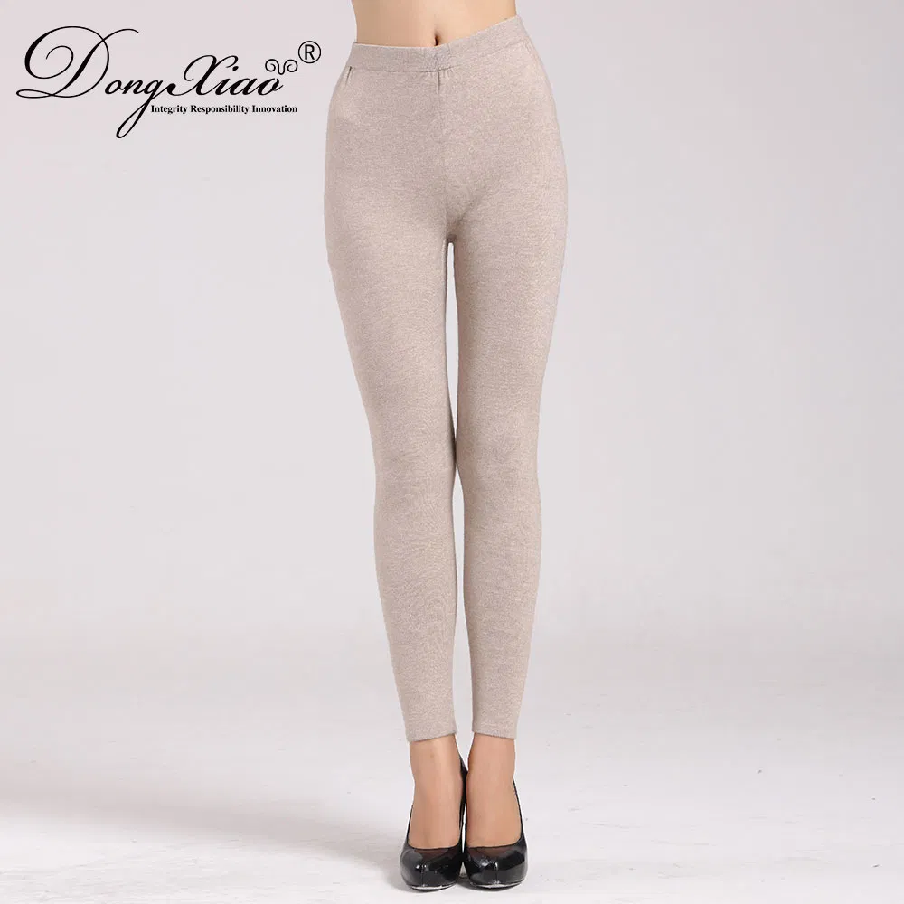 Computer Knitted Pure Cashmere Pants Women view 2