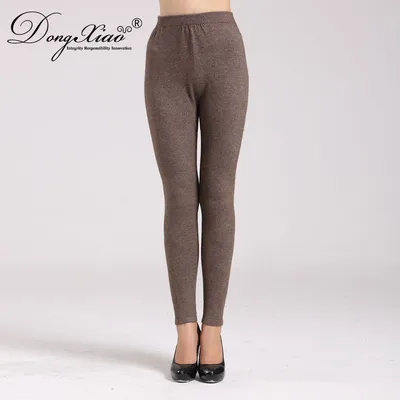 100 Cashmere Knitted Pants for Women