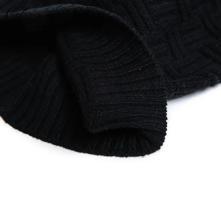 Knit Beanie · 100% Cashmere · Unisex Knit Cap, 14–15.5µm, Winter Warmth / Outerwear — detail view 23