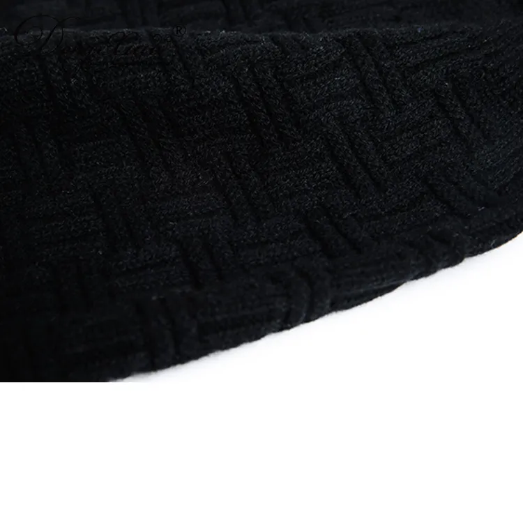 Knit Beanie · 100% Cashmere · Unisex Knit Cap, 14–15.5µm, Winter Warmth / Outerwear — detail view 24