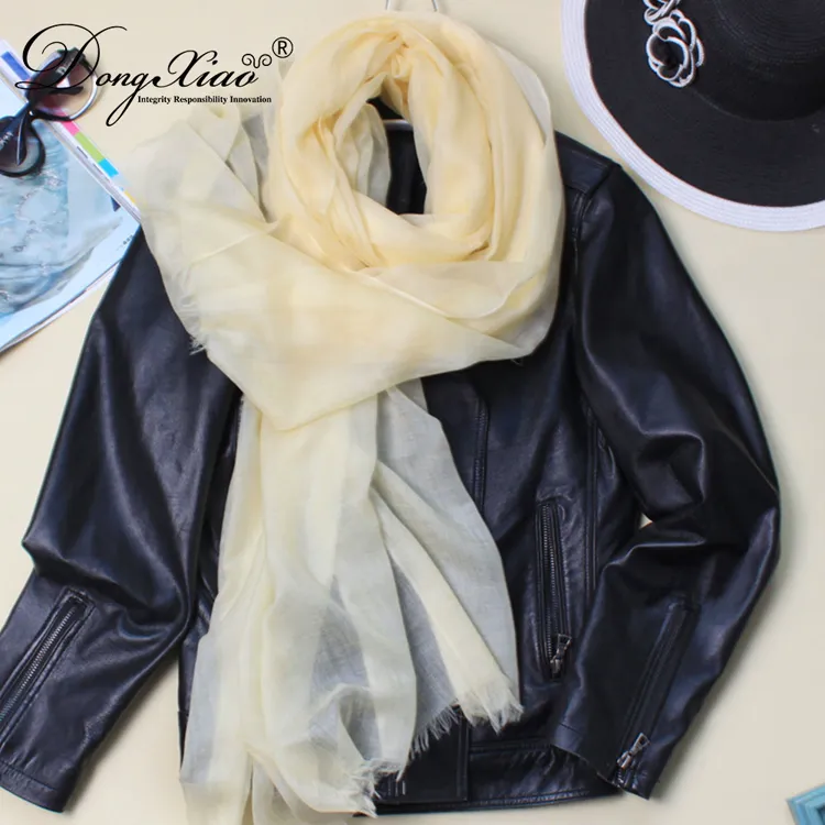 Solid Cashmere Scarf · 100% Cashmere · Multiple Colors, 14–15.5µm — detail view 17