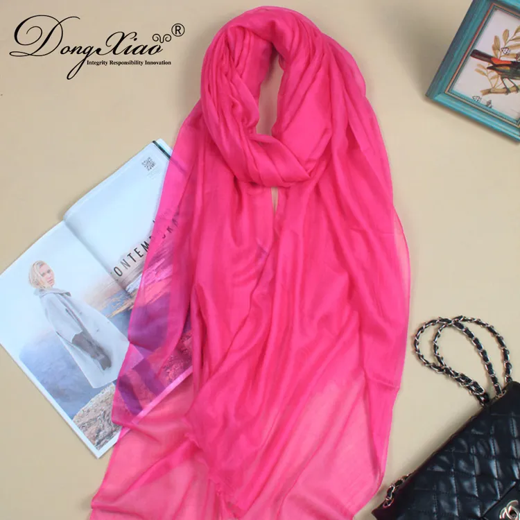 Solid Cashmere Scarf · 100% Cashmere · Multiple Colors, 14–15.5µm — detail view 21