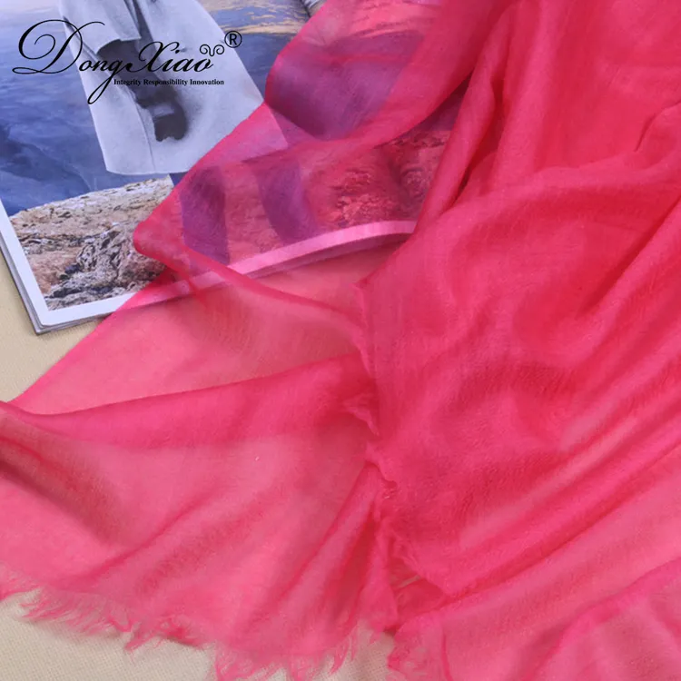 Solid Cashmere Scarf · 100% Cashmere · Multiple Colors, 14–15.5µm — detail view 24
