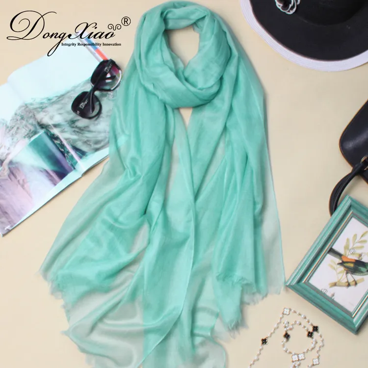 Solid Cashmere Scarf · 100% Cashmere · Multiple Colors, 14–15.5µm — detail view 29