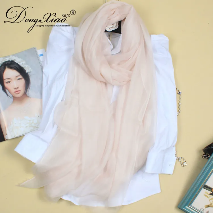 Solid Cashmere Scarf · 100% Cashmere · Multiple Colors, 14–15.5µm — detail view 45