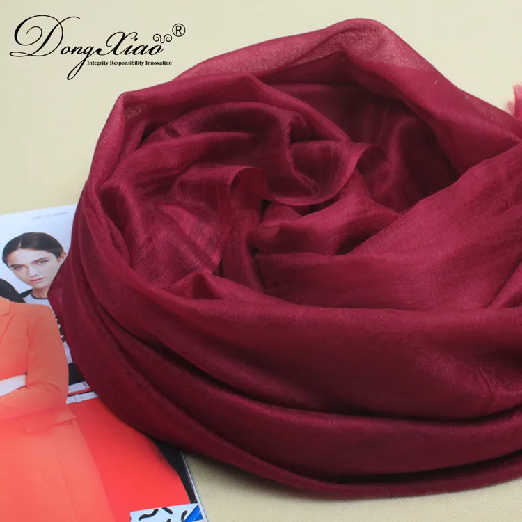 Solid Cashmere Scarf · 100% Cashmere · Multiple Colors, 14–15.5µm — detail view 51