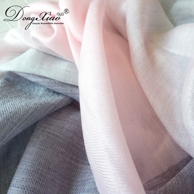 Color-Block Cashmere Scarf · 100% Cashmere · Multiple Colors, 14–15.5µm — detail view 9