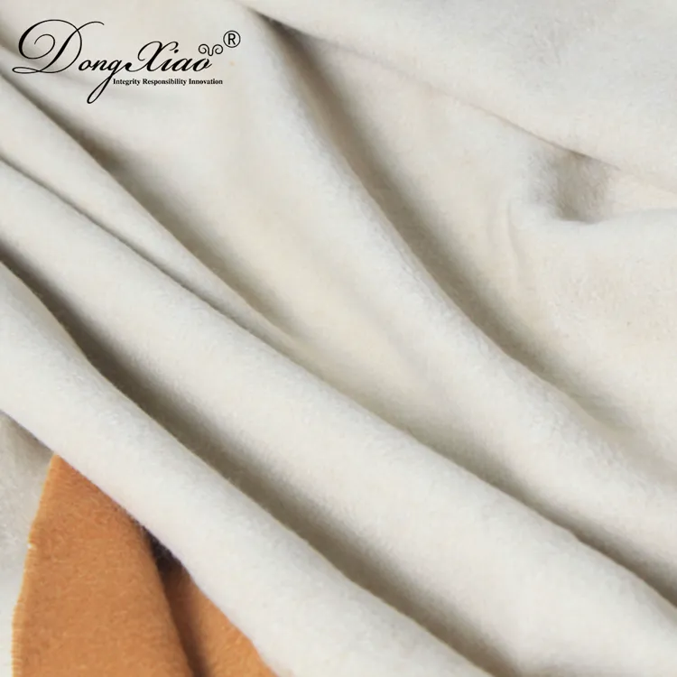 Double-Faced Cashmere Scarf · 100% Cashmere · Multiple Colors, 14–15.5µm — detail view 6