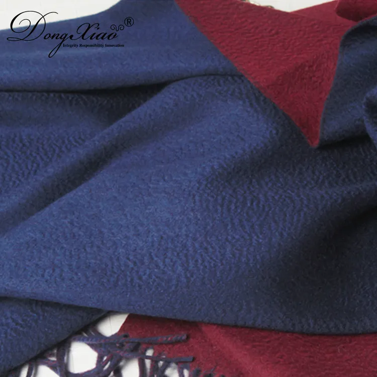 Double-Faced Cashmere Scarf · 100% Cashmere · Multiple Colors, 14–15.5µm — detail view 18