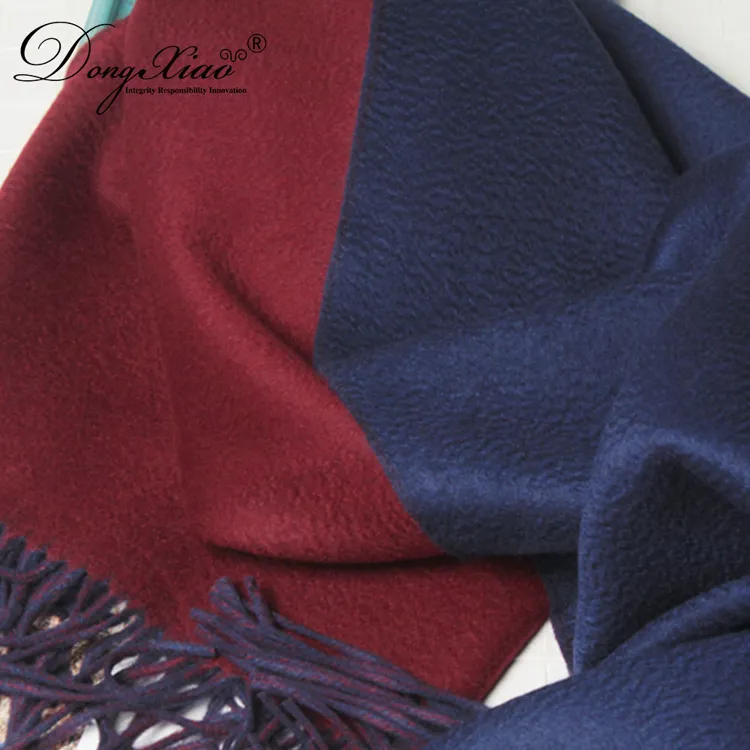 Double-Faced Cashmere Scarf · 100% Cashmere · Multiple Colors, 14–15.5µm — detail view 24