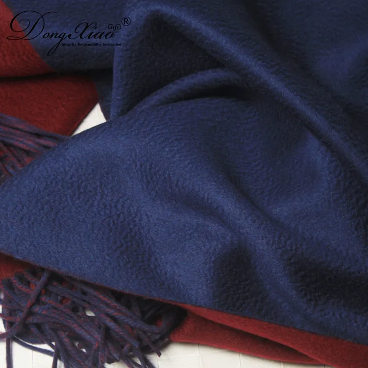 Double-Faced Cashmere Scarf · 100% Cashmere · Multiple Colors, 14–15.5µm — detail view 26