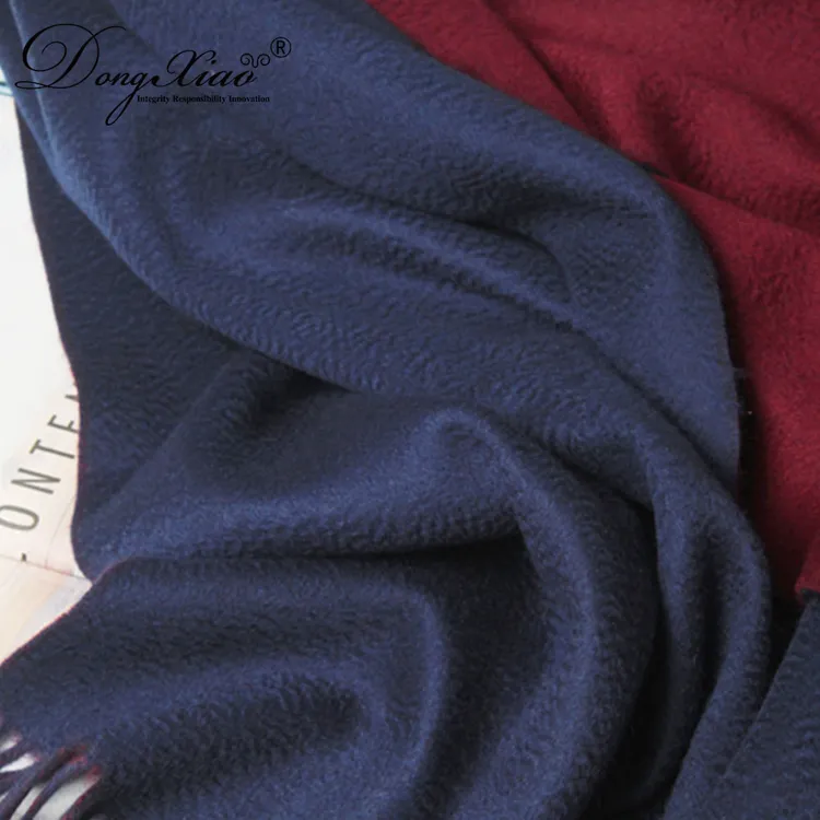 Double-Faced Cashmere Scarf · 100% Cashmere · Multiple Colors, 14–15.5µm — detail view 27