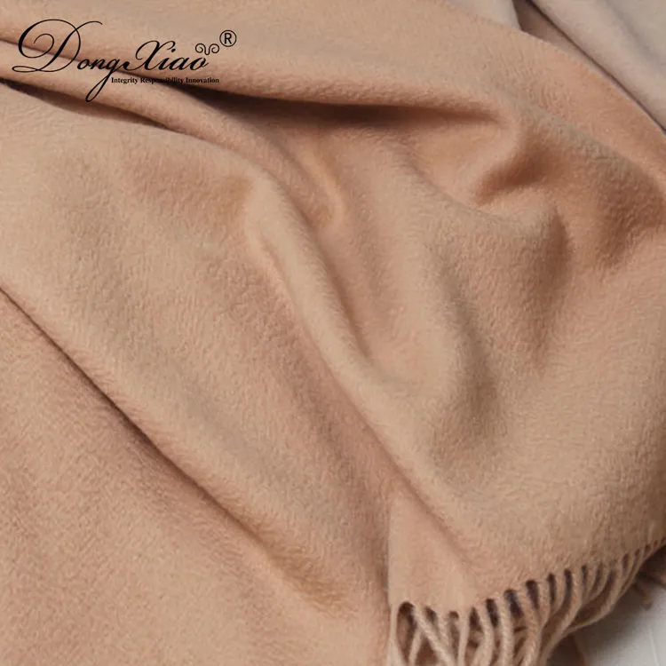 Double-Faced Cashmere Scarf · 100% Cashmere · Multiple Colors, 14–15.5µm — detail view 19