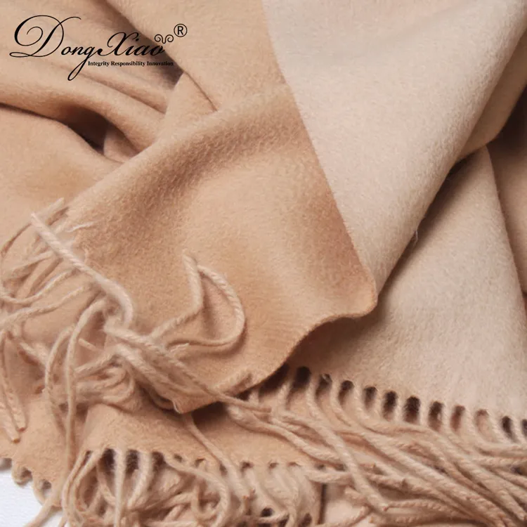 Double-Faced Cashmere Scarf · 100% Cashmere · Multiple Colors, 14–15.5µm — detail view 21