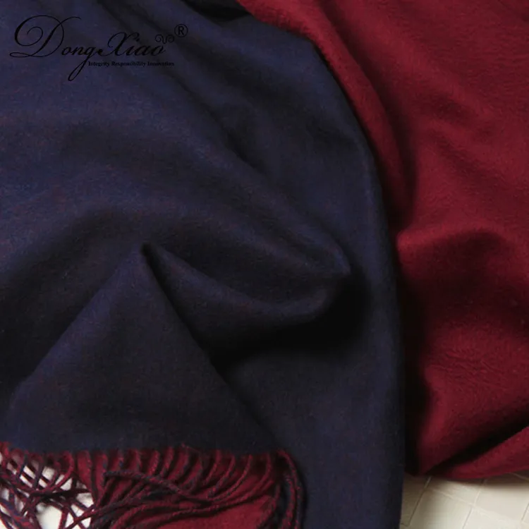 Double-Faced Cashmere Scarf · 100% Cashmere · Multiple Colors, 14–15.5µm — detail view 28
