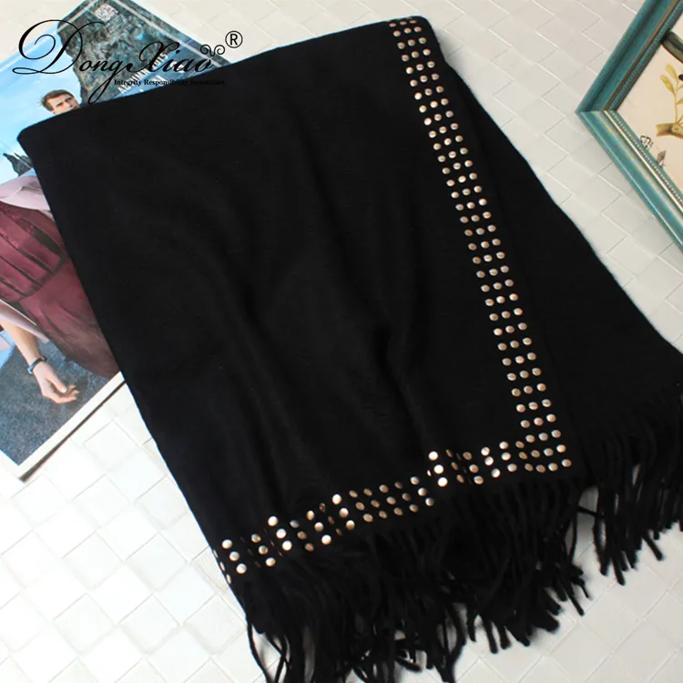 Solid Cashmere Scarf · 100% Cashmere · Multiple Colors, 14–15.5µm — detail view 13
