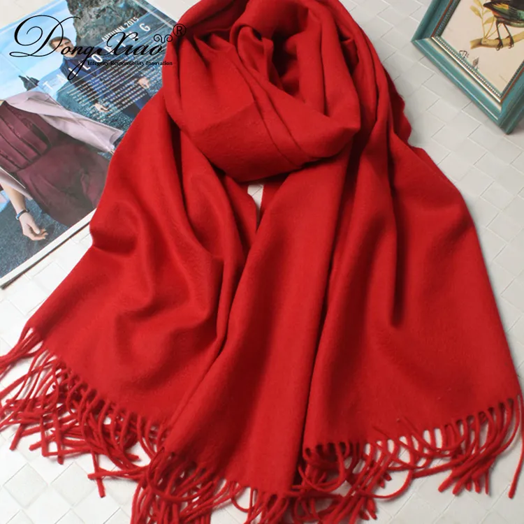 Solid Cashmere Scarf · 100% Cashmere · Multiple Colors, 14–15.5µm — detail view 11