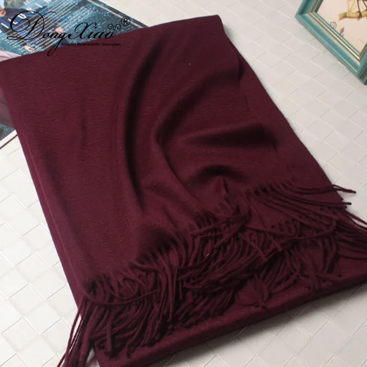 Solid Cashmere Scarf · 100% Cashmere · Multiple Colors, 14–15.5µm — detail view 21