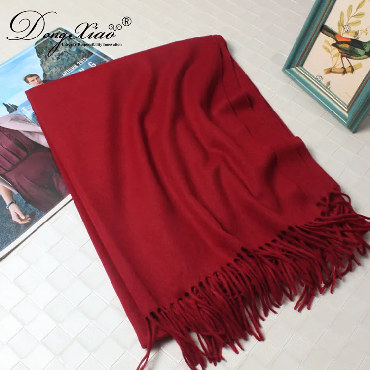 Solid Cashmere Scarf · 100% Cashmere · Multiple Colors, 14–15.5µm — detail view 31
