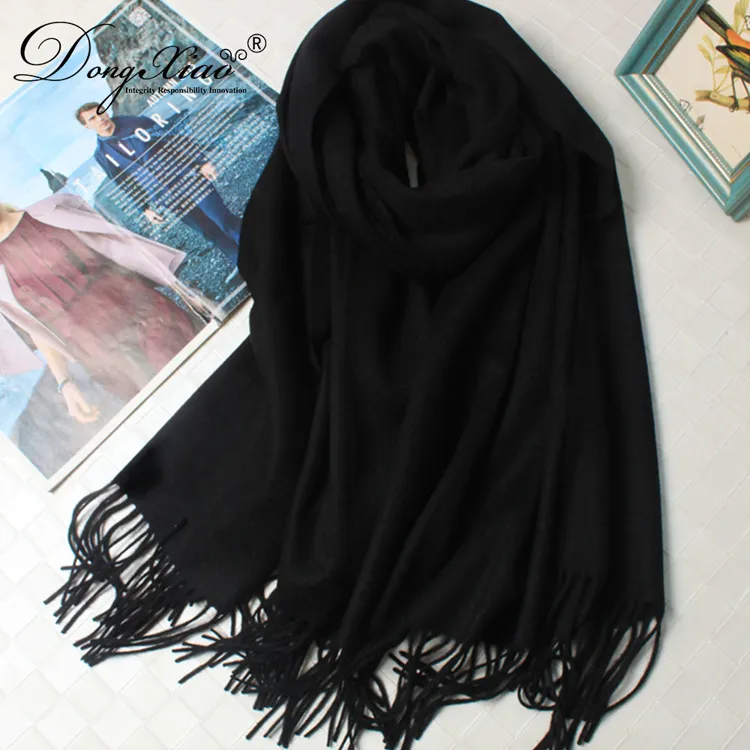 Solid Cashmere Scarf · 100% Cashmere · Multiple Colors, 14–15.5µm — detail view 32