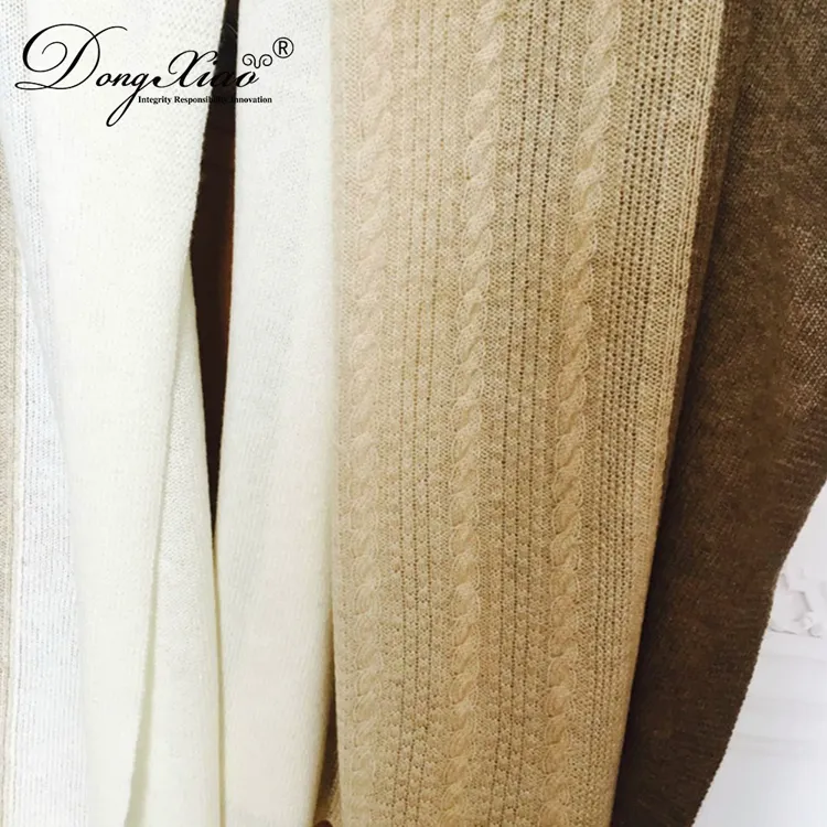 Solid Cashmere Scarf · 100% Cashmere · Multiple Colors, 14–15.5µm — detail view 5