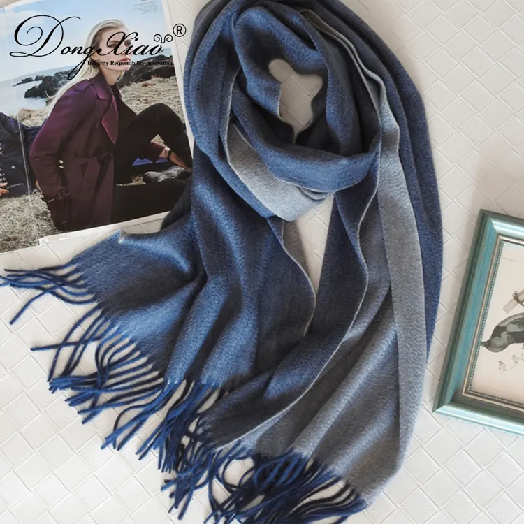 Solid Cashmere Scarf · 100% Cashmere · Multiple Colors, 14–15.5µm — detail view 7