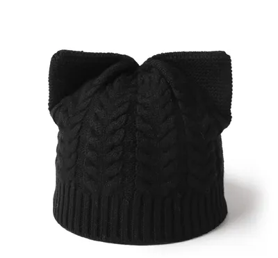Winter Warm Custom Cashmere Children Beanie Hat for Girls