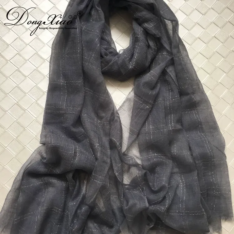 Solid Cashmere Scarf · 100% Cashmere · Multiple Colors, 14–15.5µm — detail view 8