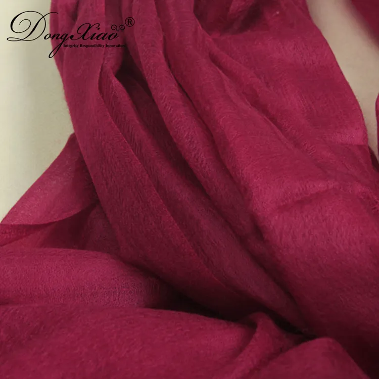 Solid Cashmere Scarf · 100% Cashmere · Multiple Colors, 14–15.5µm — detail view 14
