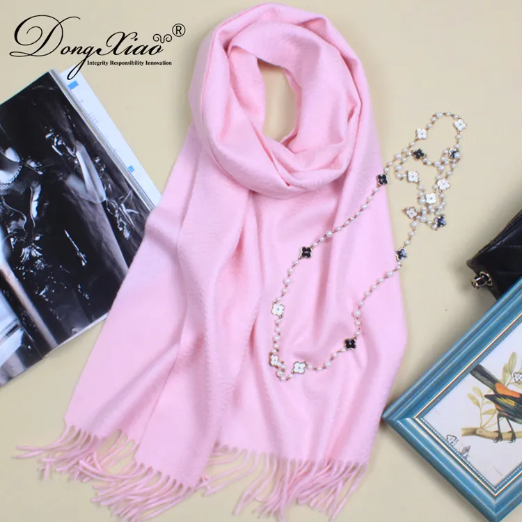 Solid Cashmere Scarf · 100% Cashmere · Multiple Colors, 14–15.5µm — detail view 9