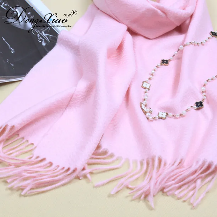 Solid Cashmere Scarf · 100% Cashmere · Multiple Colors, 14–15.5µm — detail view 12
