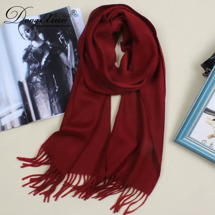 Solid Cashmere Scarf · 100% Cashmere · Multiple Colors, 14–15.5µm — detail view 13