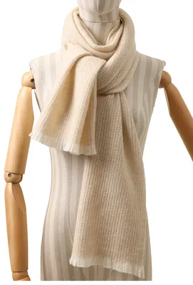 Ingot Needle Woven Pure Cashmere Scarf Shawl