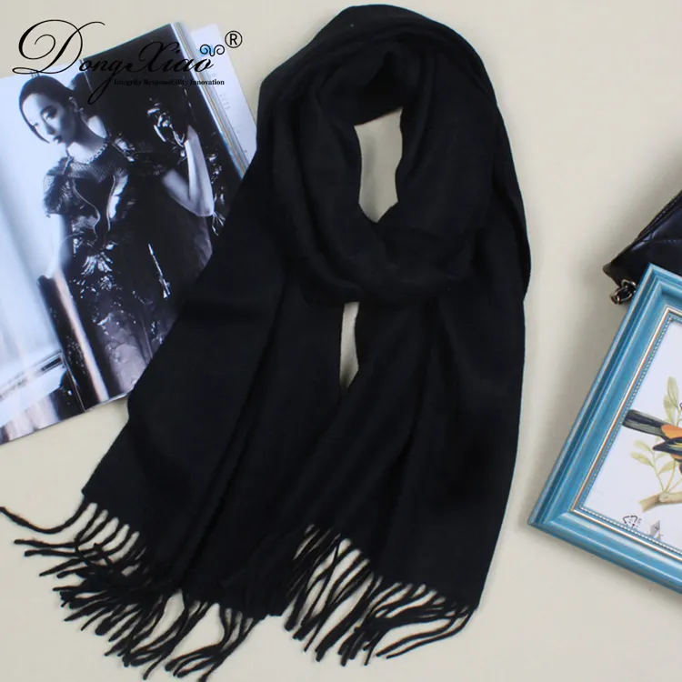 Solid Cashmere Scarf · 100% Cashmere · Multiple Colors, 14–15.5µm — detail view 17