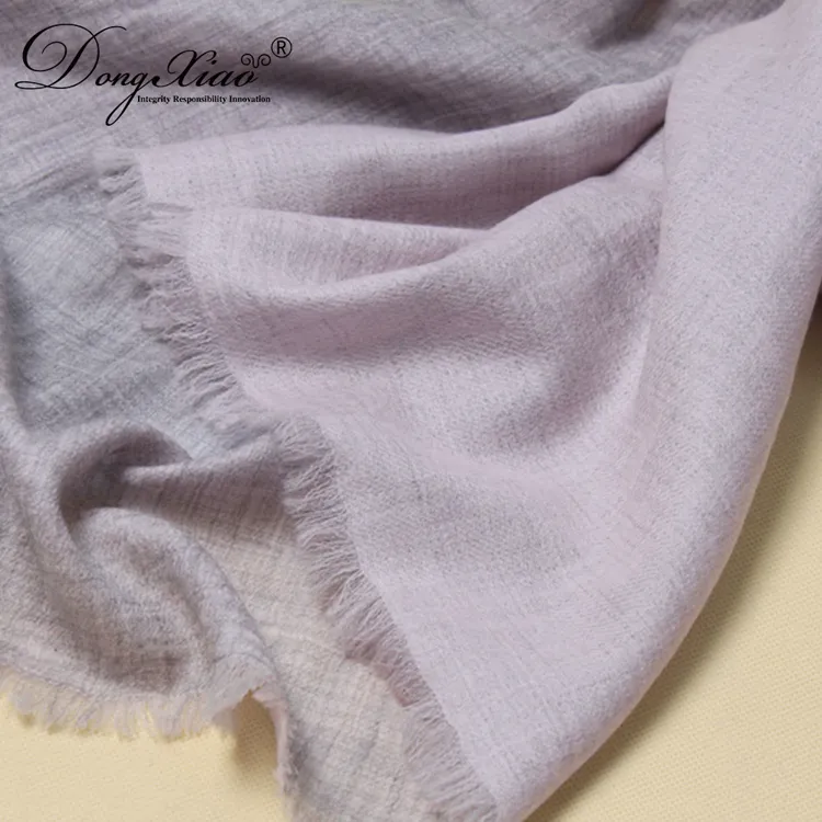 Solid Cashmere Scarf · 100% Cashmere · Multiple Colors, 14–15.5µm — detail view 2