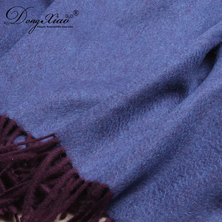 Solid Cashmere Scarf · 100% Cashmere · Multiple Colors, 14–15.5µm — detail view 3