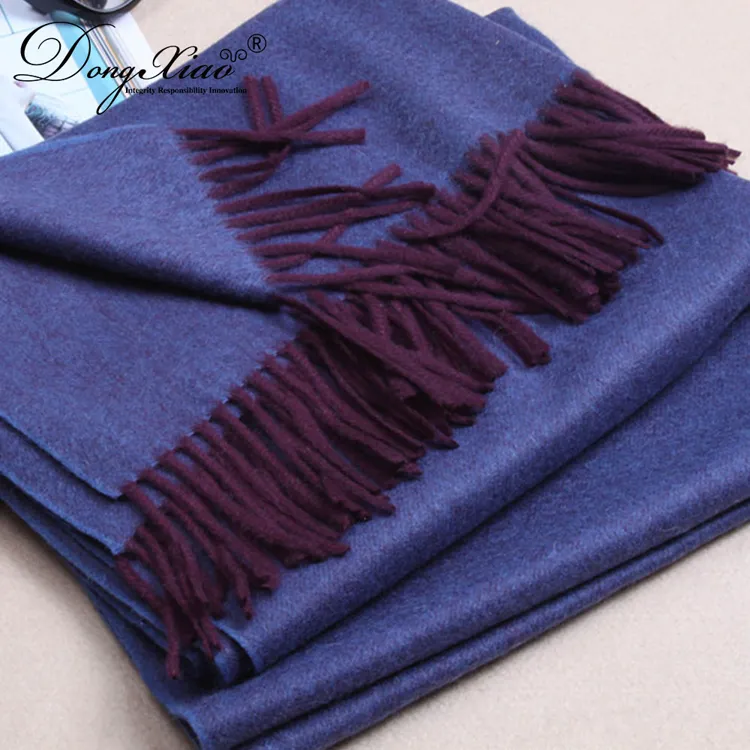 Solid Cashmere Scarf · 100% Cashmere · Multiple Colors, 14–15.5µm — detail view 4
