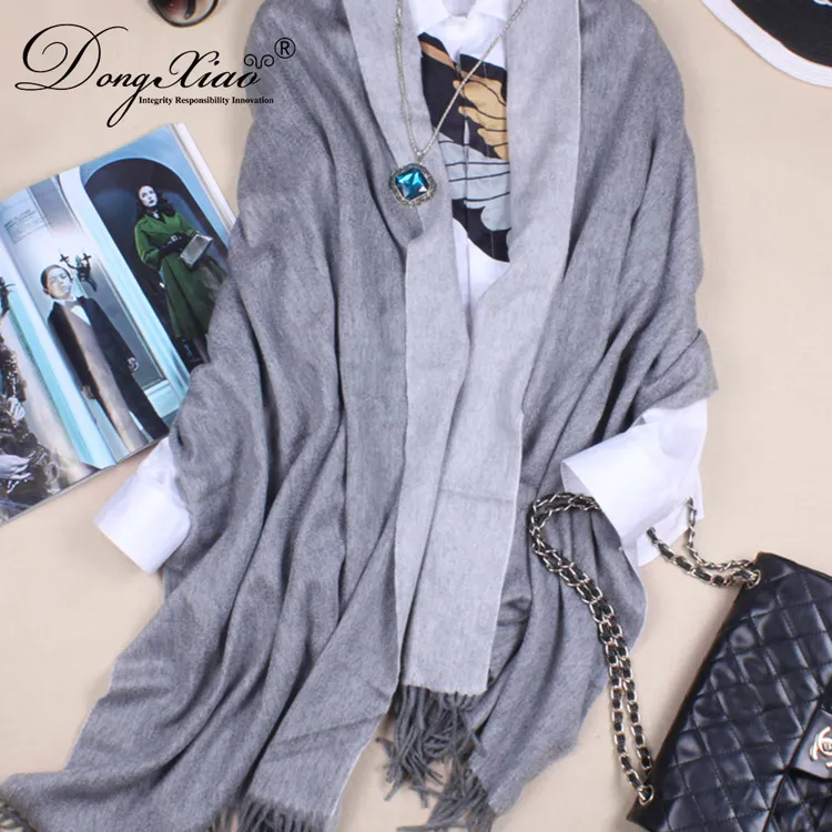 Wholesale Double-Faced Cashmere Scarf · 100% Cashmere · Multiple Colors — Cashmere Scarves & Wraps, 100% Cashmere
