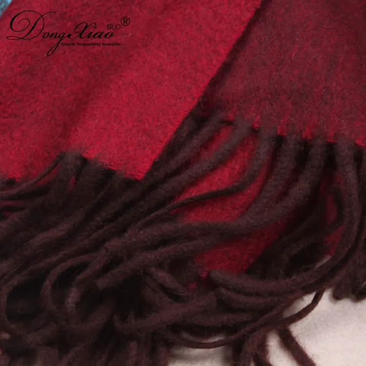 Double-Faced Cashmere Scarf · 100% Cashmere · Multiple Colors, 14–15.5µm — detail view 18