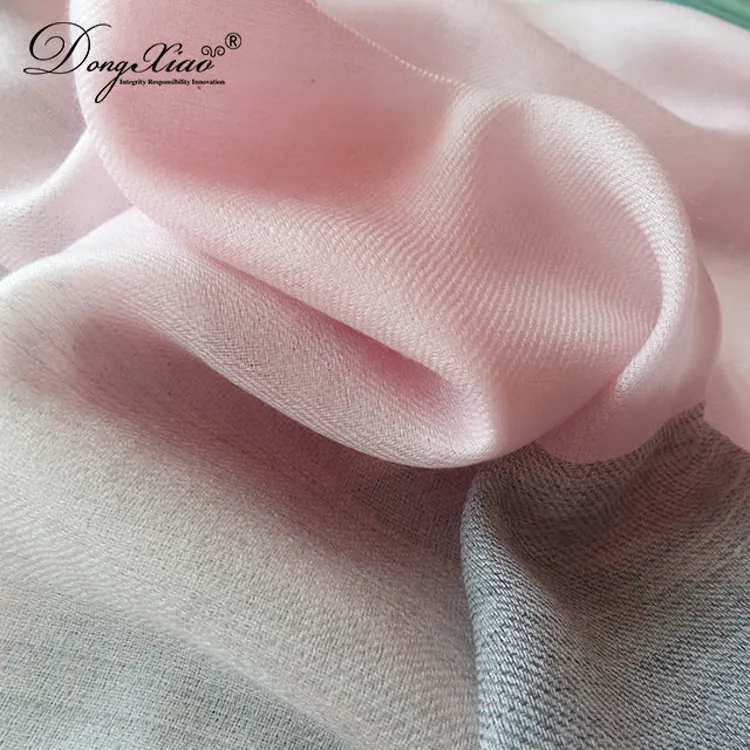 Color-Block Cashmere Scarf · 100% Cashmere · Multiple Colors, 14–15.5µm — detail view 7