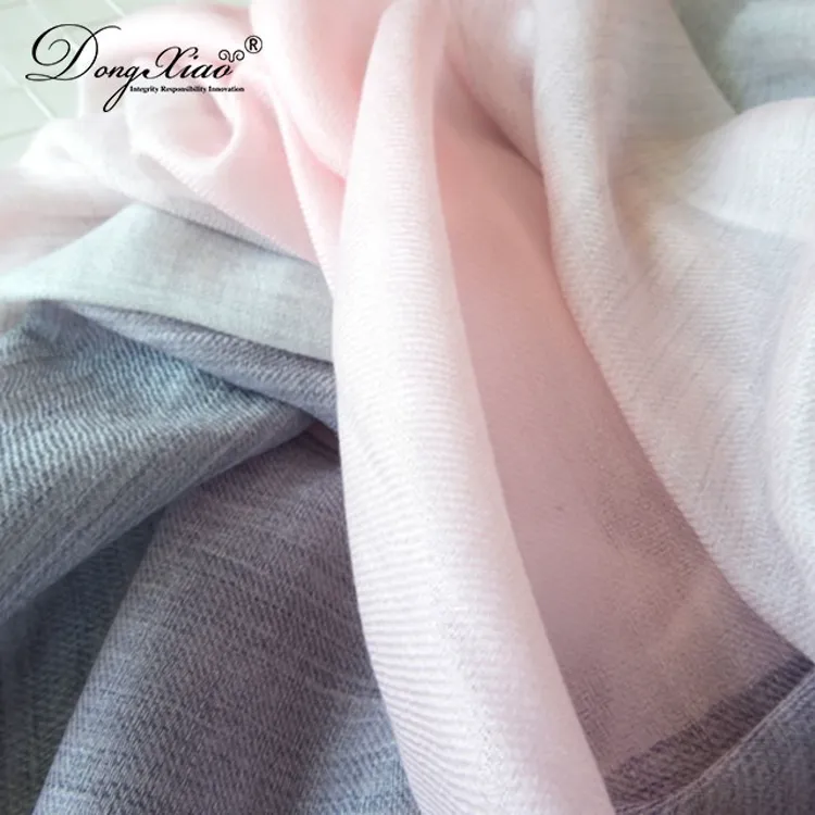 Color-Block Cashmere Scarf · 100% Cashmere · Multiple Colors, 14–15.5µm — detail view 9