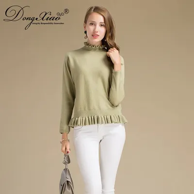 2020 New Fashion Girls Sweatshirt Slim Fit Cashmere Pullover